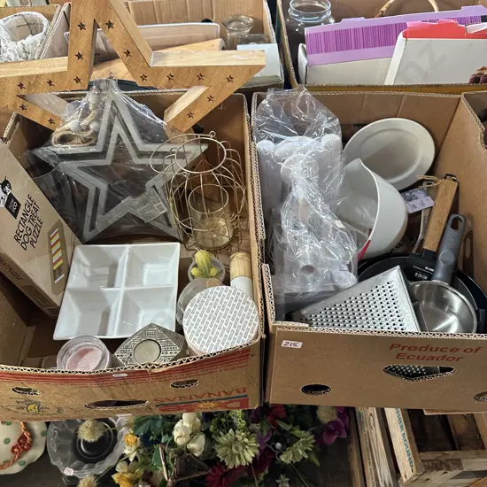 Two boxes,new items etc