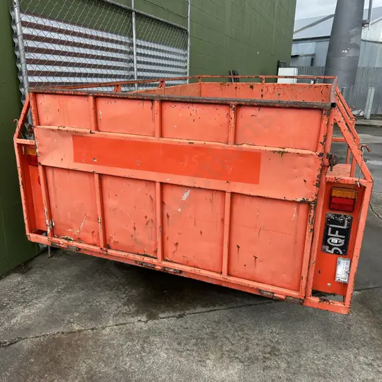 Trailer with ramp 2700 x 1500 inside walls, current rego, no WOF