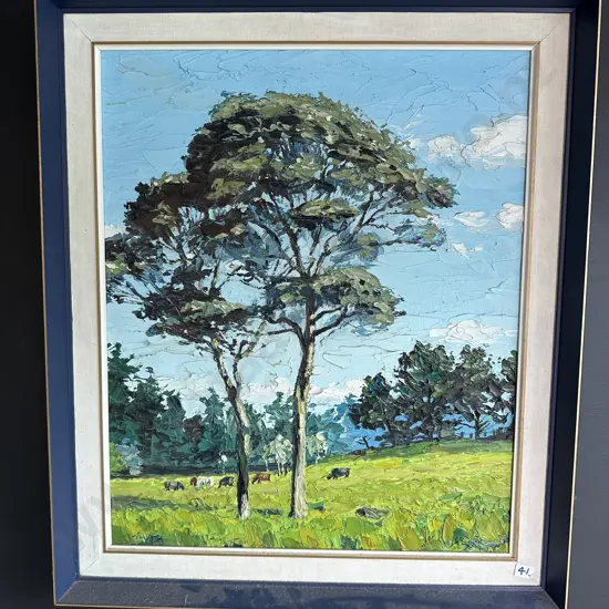 oil painting "Albany countryside" by Norman Wooding