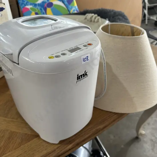 bread maker and lamp shade