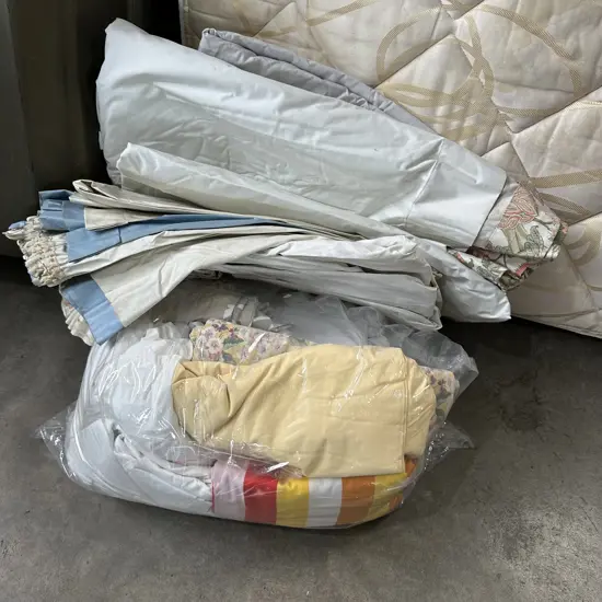 drapes and bedding