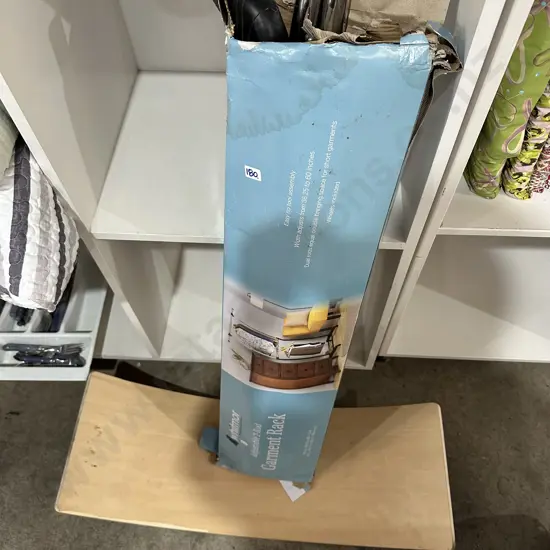 mobile clothes rack and rocket board