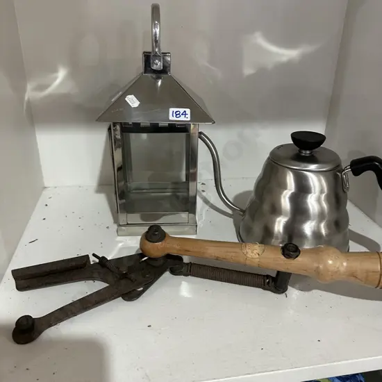 oil pot, lamp and vintage item