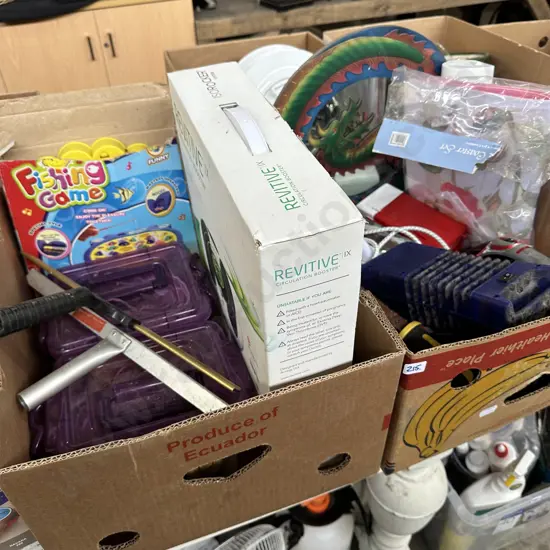 Two boxes,circulation booster,christmas lights