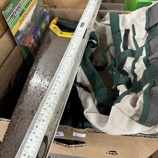 Box,gardening and tools