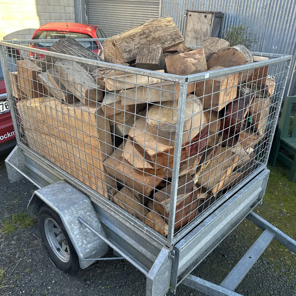 full trailer load of hardwood/native/slabs for wood turning or burning (not the trailer) Image 1++