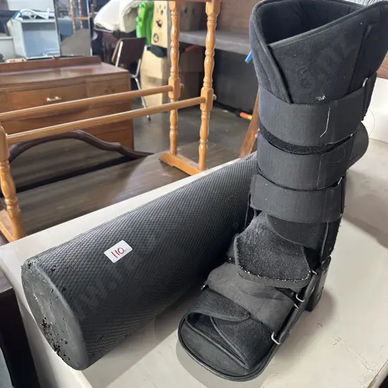 foot brace and fitness roll
