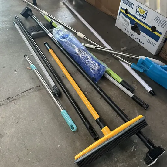 mops, telescopic cloths rack etc