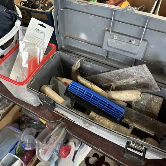 tool box contents plus bin full