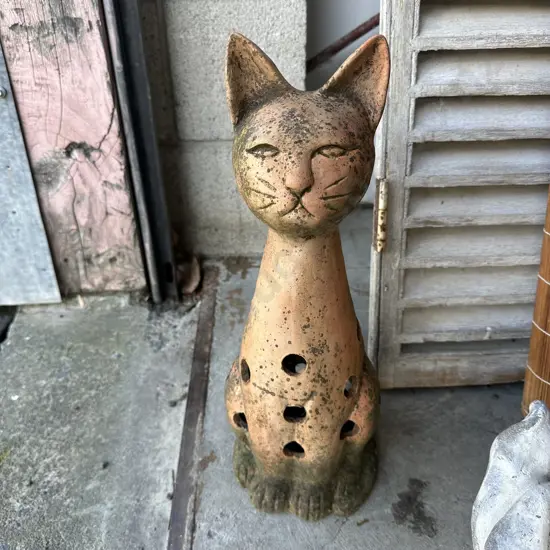 terracotta cat 420mm