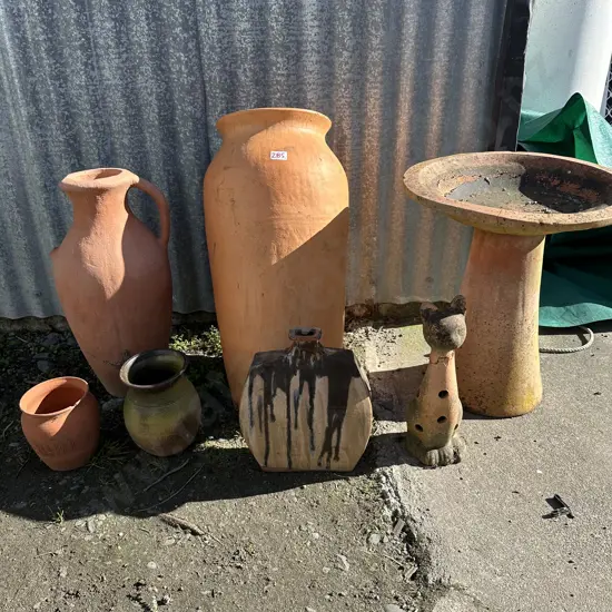 damaged garden items