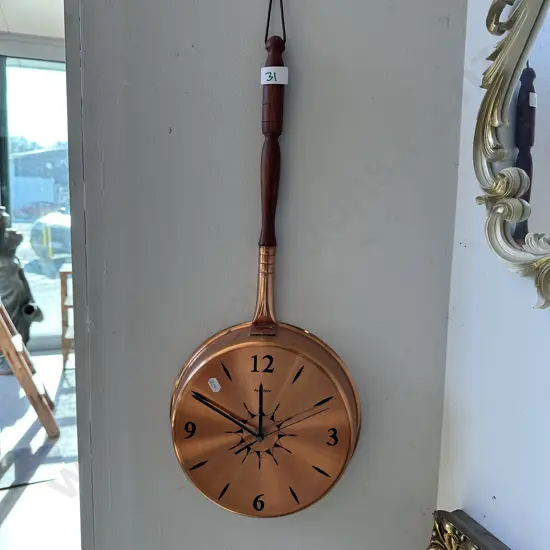 kitchen pan clock