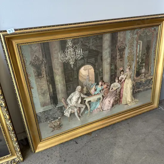 large framed picture