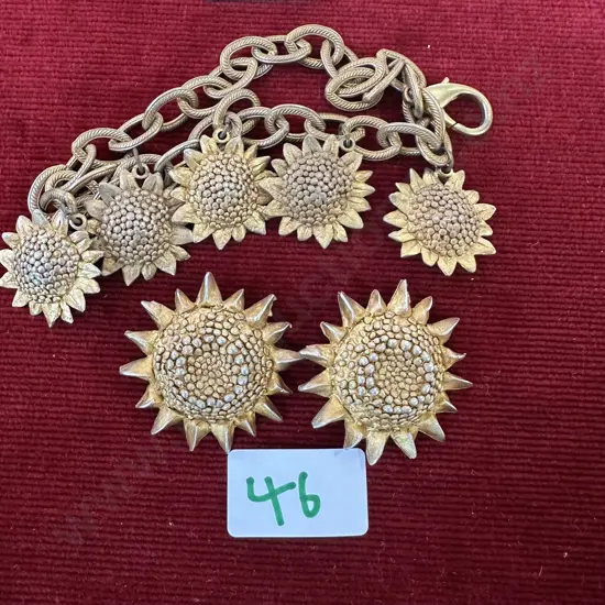 Kate Hines earrings & bracelet