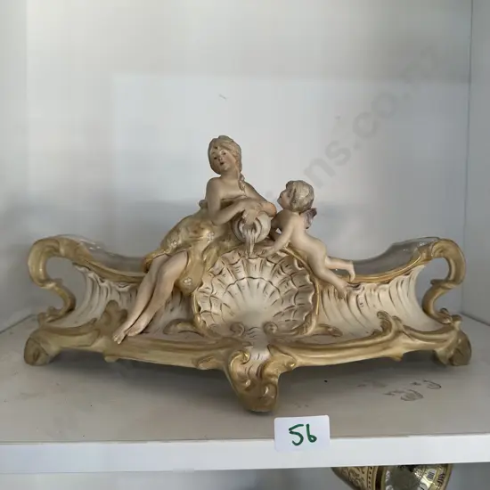 Royal Dux flower trough