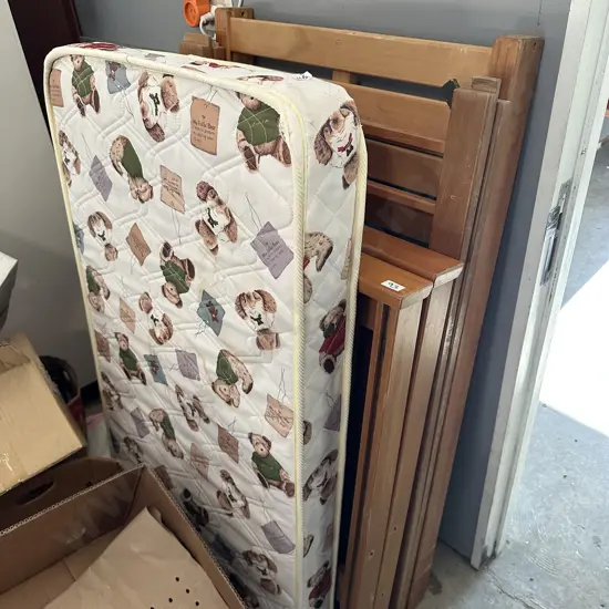 Touchwood cot and matress