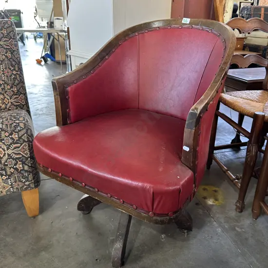 colonial office tub chair