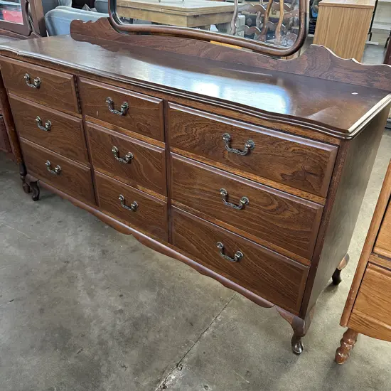 9 drawer lowboy ( or keep mirror on for dressing table)
