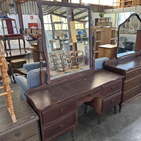 Pine dressing table (same style as tallboy )
