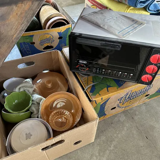 2 box kirchenware and grill