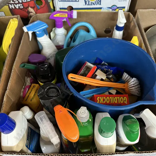 box cleaning products