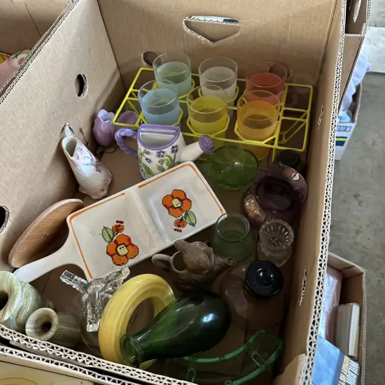 vintage water set etc