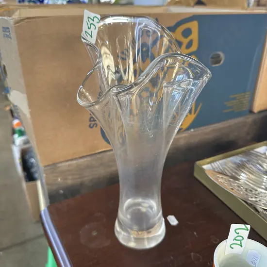 Royale De Champagne Crystal vase 27cm