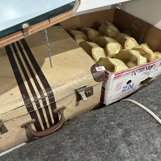 vintage suitcase and shades