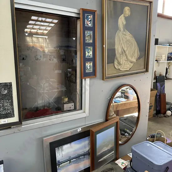 pictures, paintings and mirror