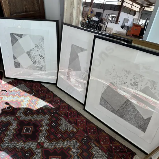 Set of 3 pictures in good frames