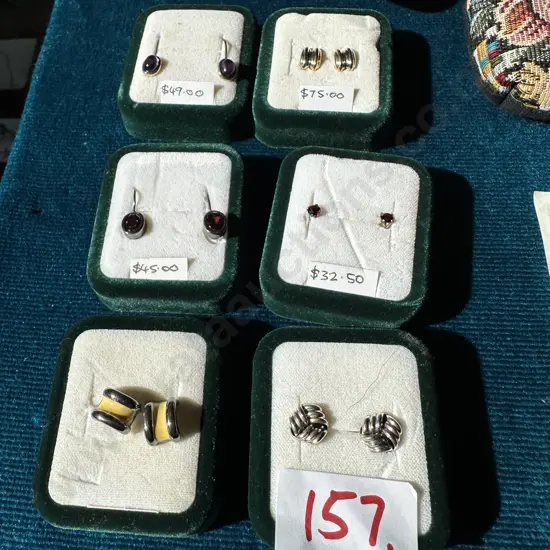 6 sets earrings ex shop stock