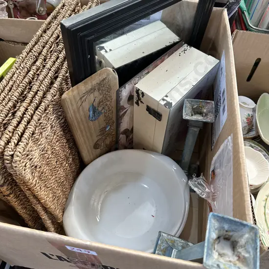 mirror, placemats, etc