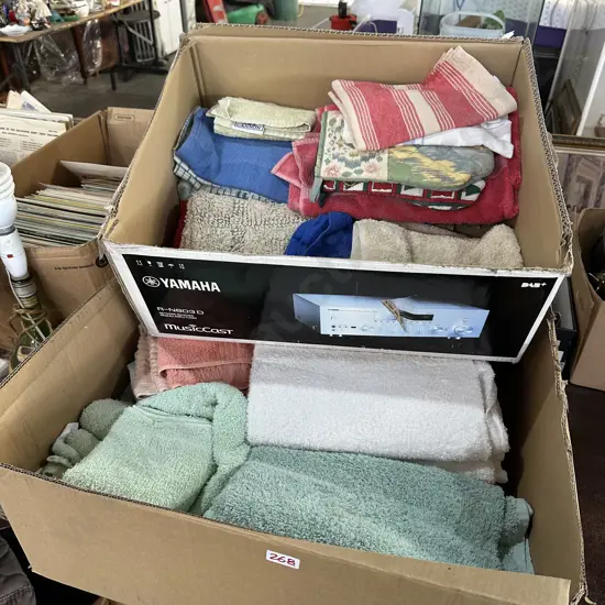 2 box towels etc