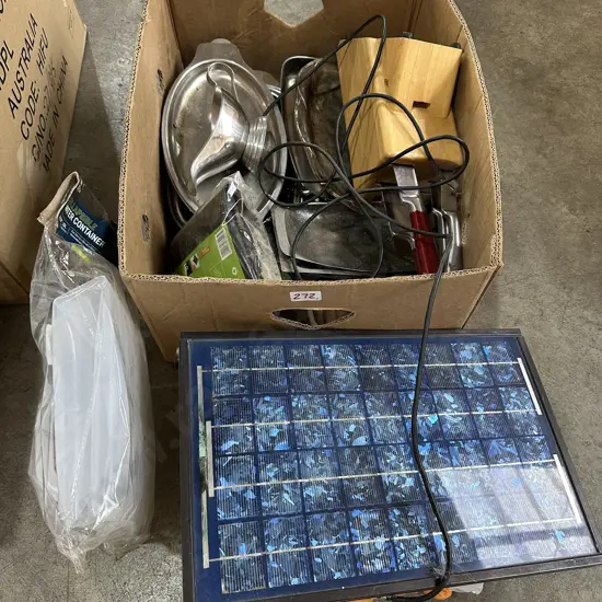 2 box shell collection, tapes etc