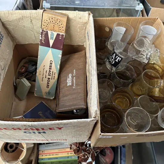 locks, labler, glassware