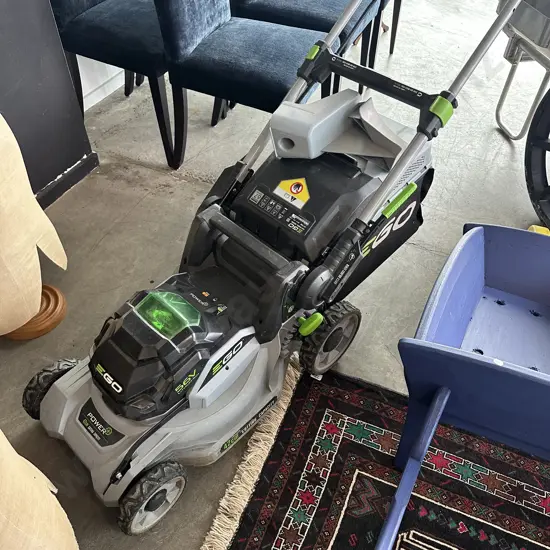 Ego Lawn mower with 2 x 56v batteries and charger - good condition