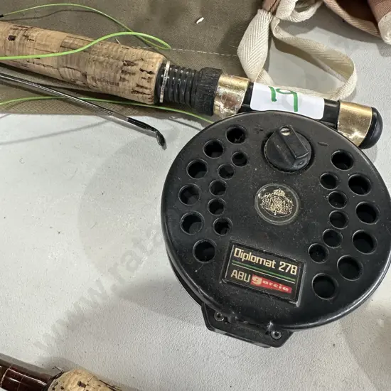 2pc rod with ABU Garcia Diplomat 278 reel