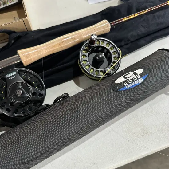 GD 4pc 9' Line 7 plus TZ 6-8 reel and spare spool (plus tube)