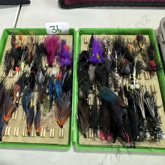 Fox Box fly box and contents