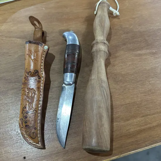 Brusletto knife & fish knocker