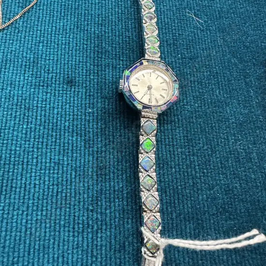Opal incrusted watch - made in Australia