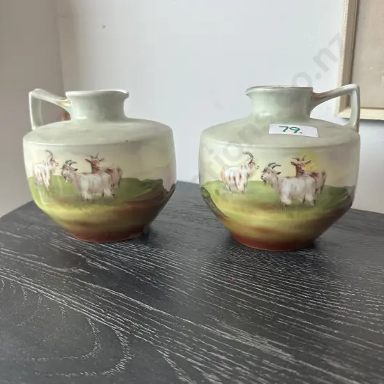 Pr Royal bayruth handled vases