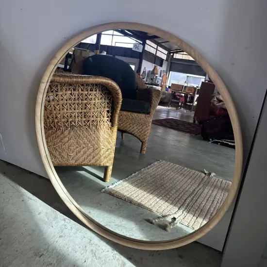 Wooden framed mirror
