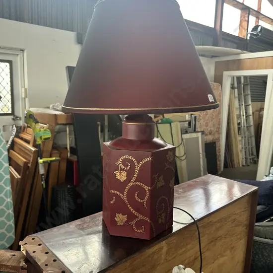 Tin table lamp