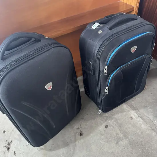 2 x overhead luggage bags