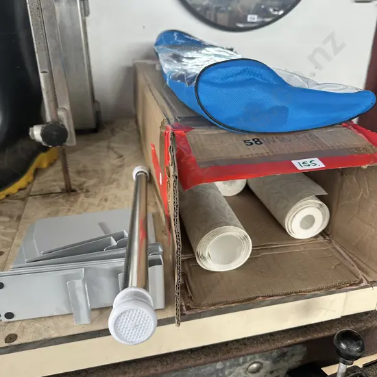 sports set, wall paper, telescopic clothes hanger, book ends