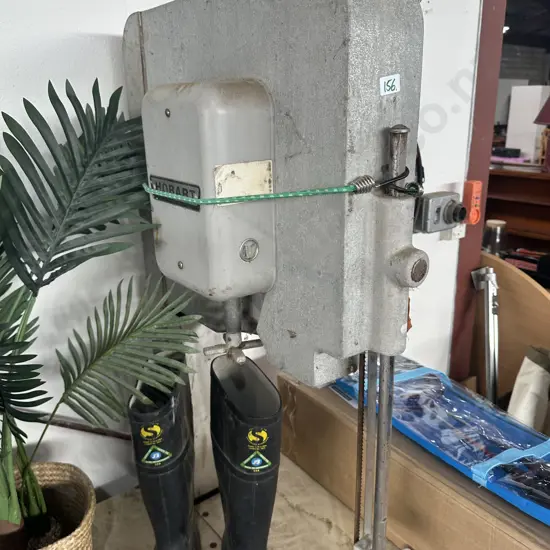 large Hobart band saw - working