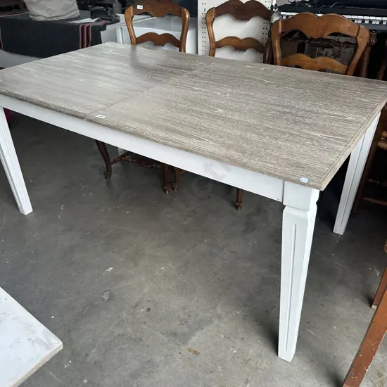 2 x Red Current tables (leg repairs required)