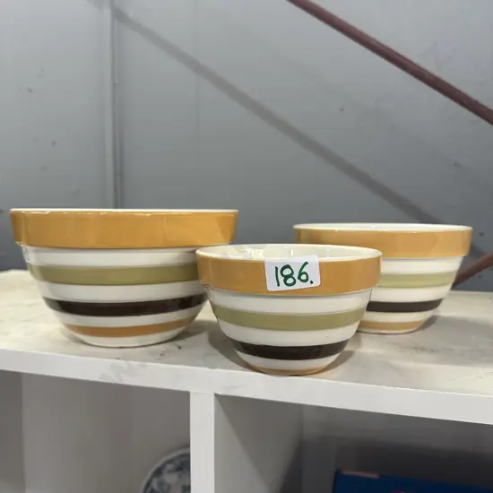 3 vintage bowls