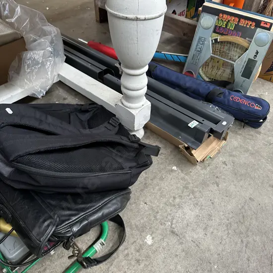 Scales,bags,umbrellas etc